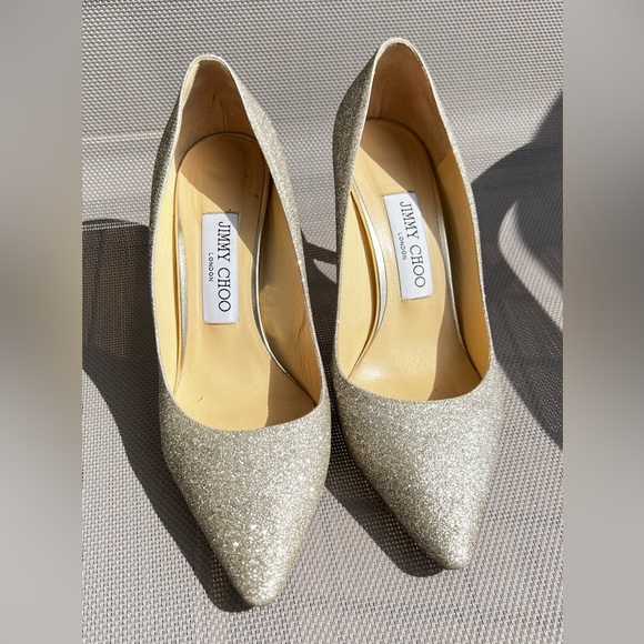 Jimmy Choo Romy 85 Platinum Ice - Picture 2 of 12